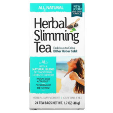 Замінник харчування 21st Century Herbal Slimming Tea Caffeine Free 24 Tea Bags All Natural