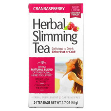 Замінник харчування 21st Century Herbal Slimming Tea Caffeine Free 24 Tea Bags Cranraspberry