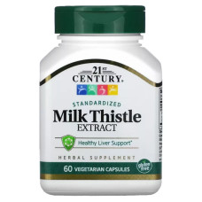 Розторопша 21st Century Standardized Milk Thistle Extract 60 Veg Caps