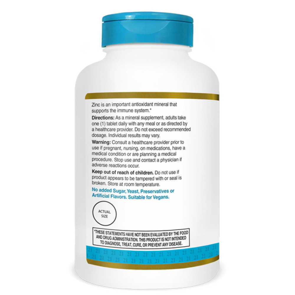 Мікроелемент Цинк 21st Century Zinc Citrate 50 mg 360 Tabs