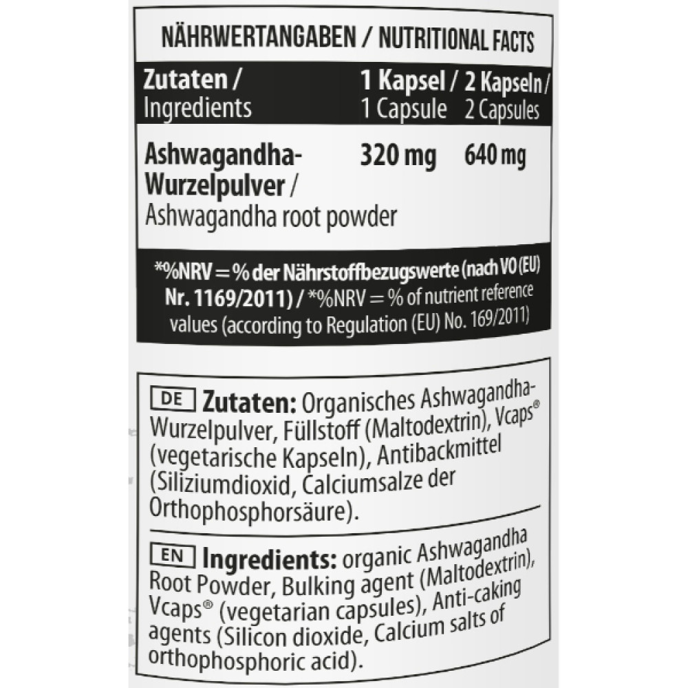 Ашфаганда для спорту MST Nutrition Ashwagandha 100 Veg Caps