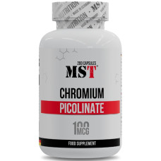 Мікроелемент Хром для спорту MST Nutrition Chromium Picolinate 200 Caps