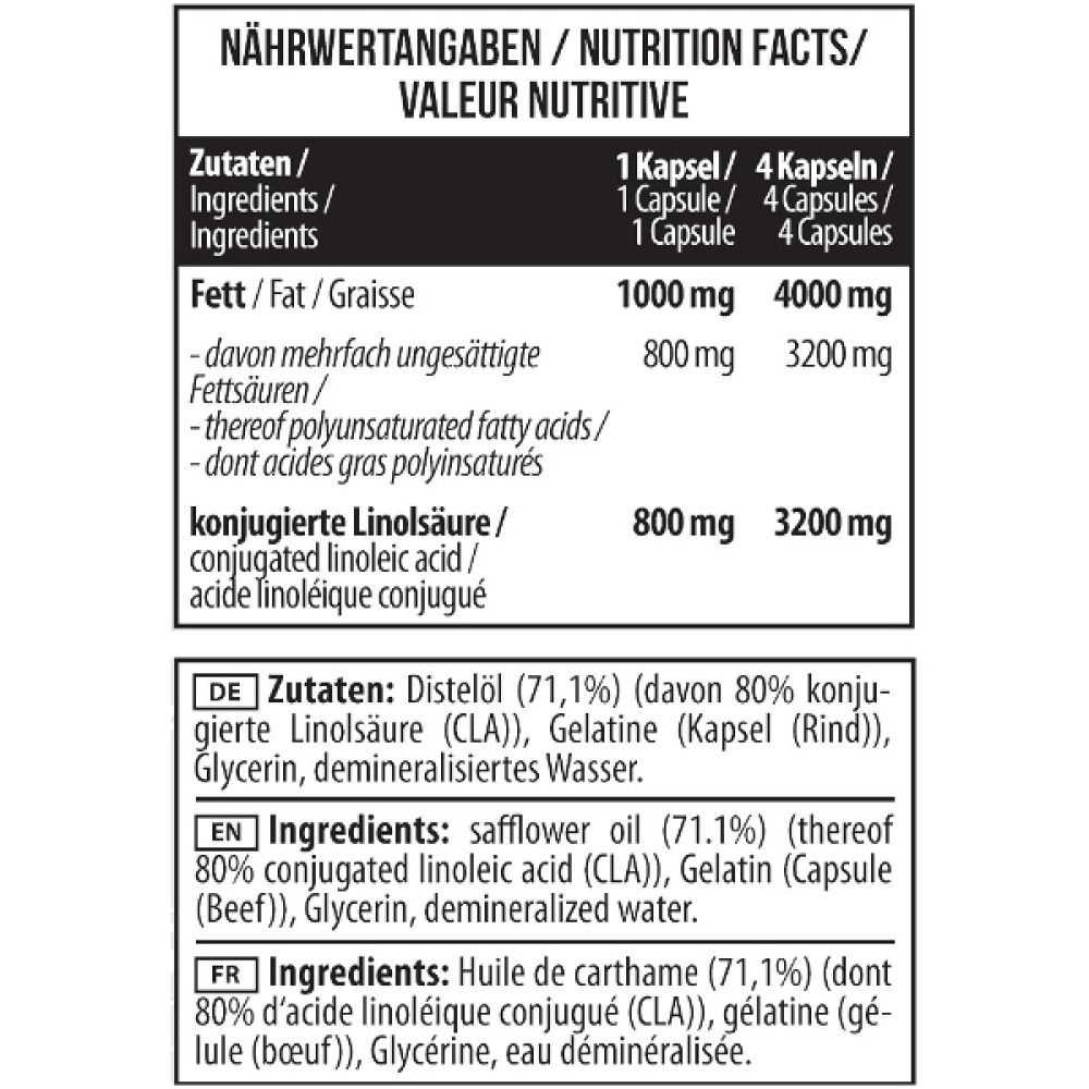 Жироспалювач MST Nutrition CLA 92 Caps