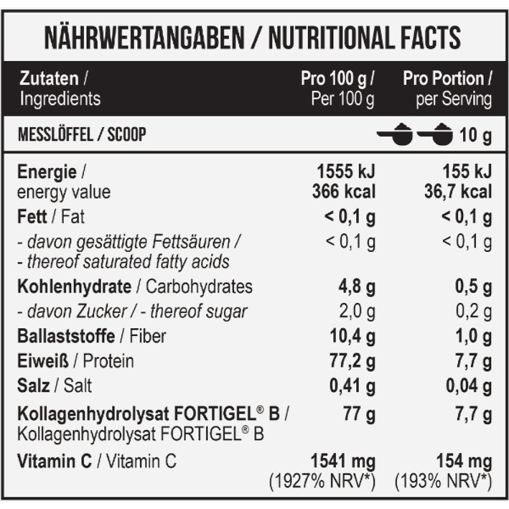 Хондропротектор (для спорту) MST Nutrition Collagen Peptides + Fortigel 1000 g /100 servings/ Orange