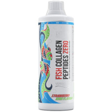 Хондропротектор (для спорту) MST Nutrition Fish Collagen Peptides Zero 1000 ml /40 servings/ Strawberry Kiwi