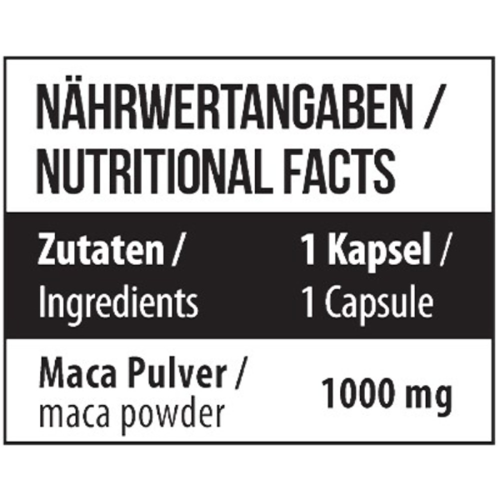 Тестостероновий бустер MST Nutrition Maca 60 Caps