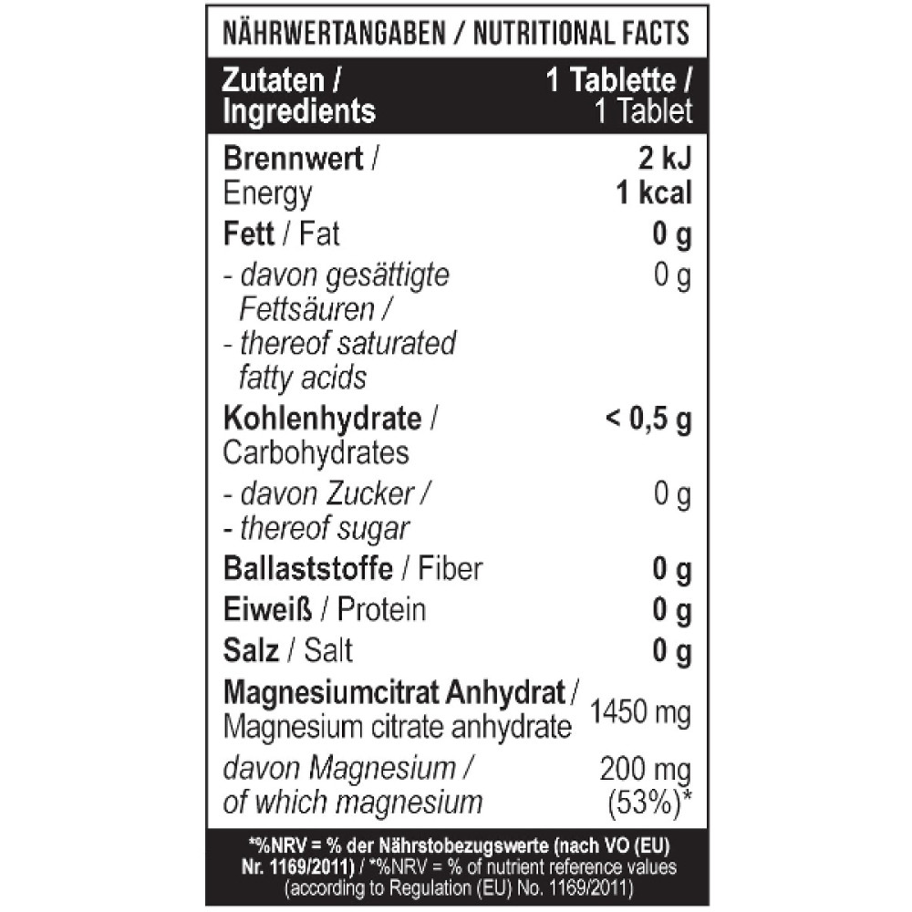 Мікроелемент Магній для спорту MST Nutrition Magnesium Citrate 200 mg 90 Tabs