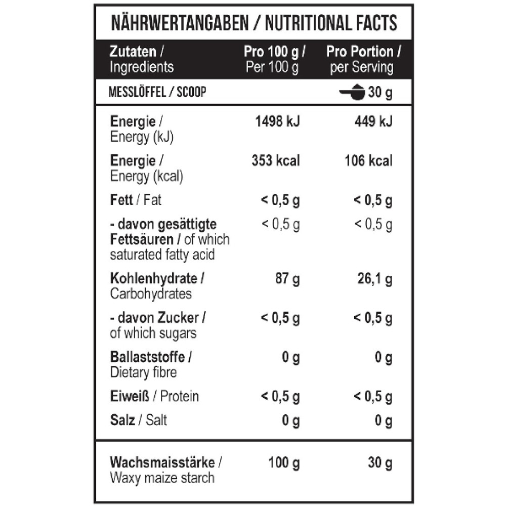 Гейнер MST Nutrition Waxy Maize 1000 g /33 servings/