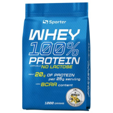 Протеїн Sporter Whey 100% Protein Lactose Free 1000 g /40 servings/ Vanilla