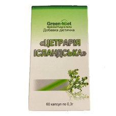 Комплекс для профілактики дихальної системи GreenSet Цетрарія Ісландська 60 капсул
