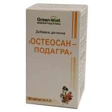 Комплекс для суглобів GreenSet Остеосан — Подагра 60 капсул