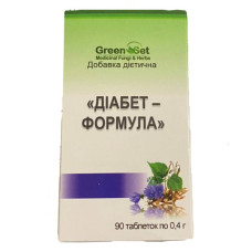 Комплекс для профілактики діабету GreenSet Діабет формула 90 таблеток