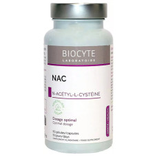 Ацетилцистеїн Biocyte NAC 590 mg 60 Gel Caps Ацетилцистеїн Biocyte NAC 590 mg 60 Gel Caps
