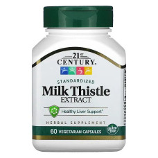 Розторопша 21st Century Milk Thistle Extract 60 Veg Caps