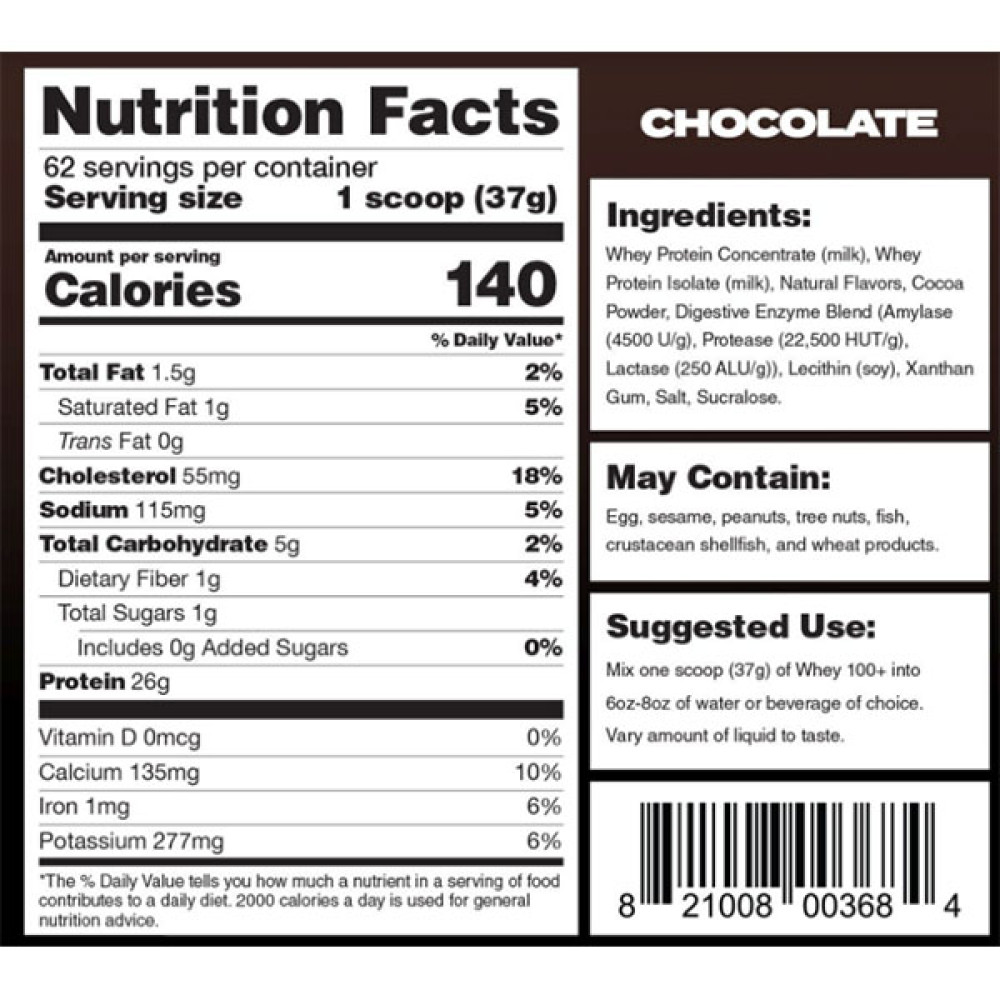 Протеїн Magnum Nutraceuticals Whey 100 + 2300 g /62 servings/ Chocolate