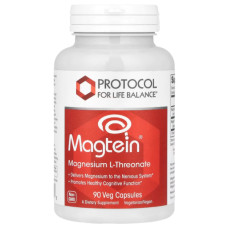 Мікроелемент Магній Protocol for Life Balance Magtein Magnesium L-Threonate 90 Veg Caps