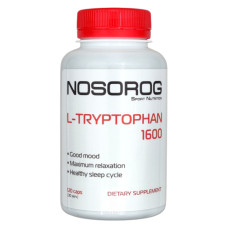 Триптофан для спорту Nosorog Nutrition L-Tryptophan 1600 120 Caps