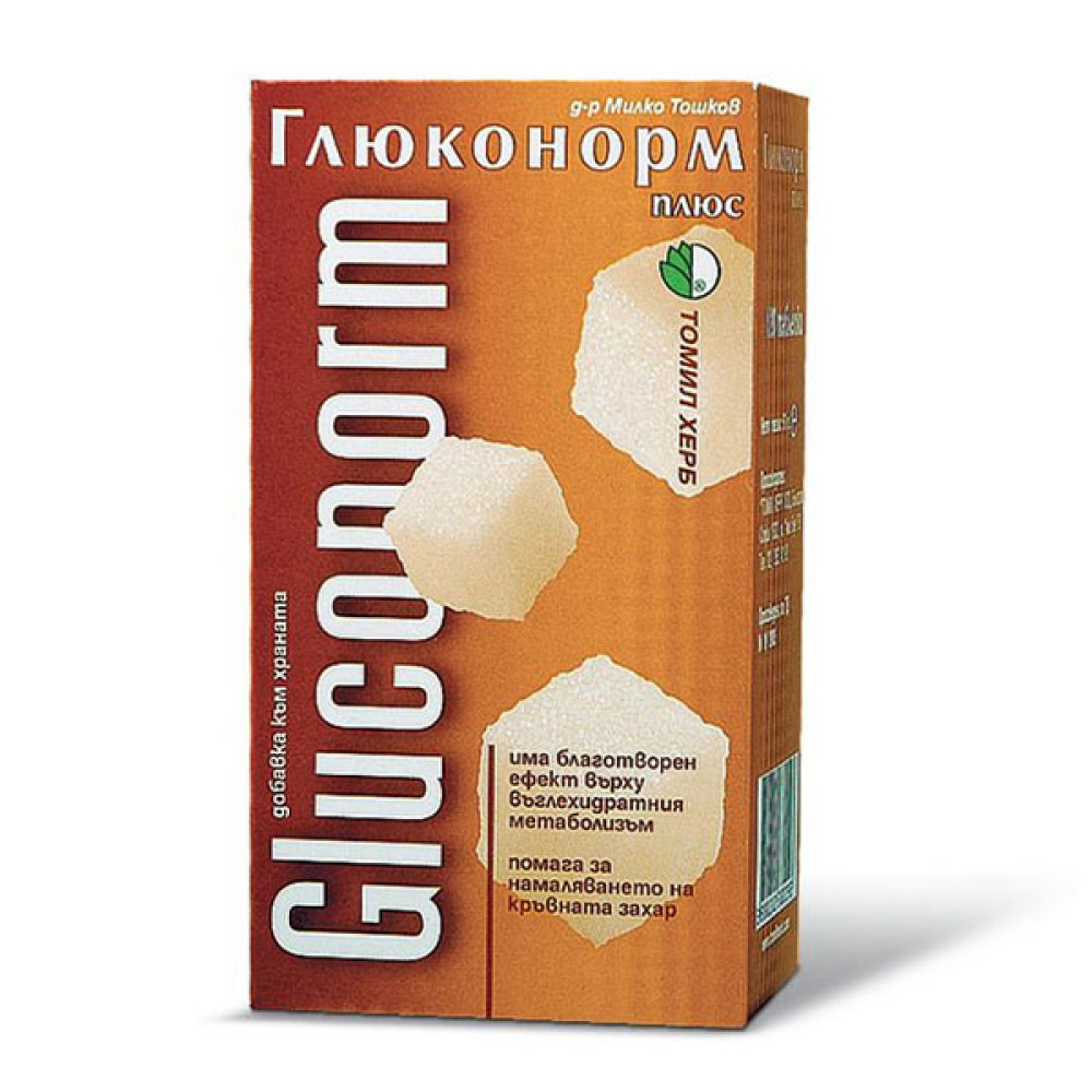 Комплекс для профілактики діабету Tomil Herb Gluconorm 500 mg 120 Tabs