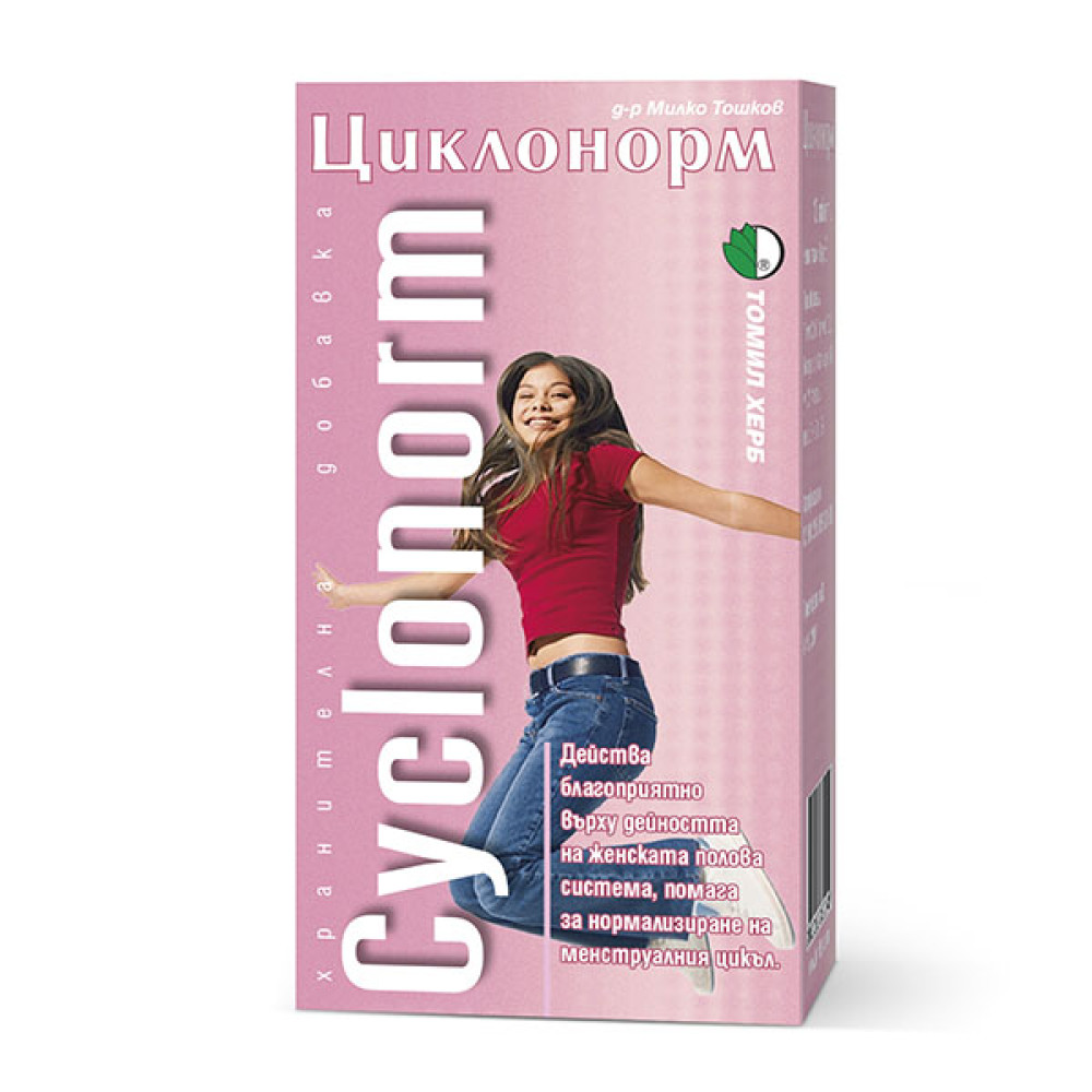 Копмлекс для профілактики репродуктивної функції у жінок Tomil Herb Cyclonorm 500 mg 120 Tabs