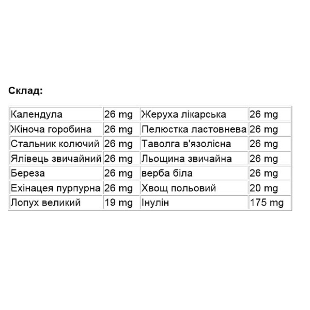 Комплекс для суглобів Tomil Herb Rheumophyt 500 mg 120 Tabs