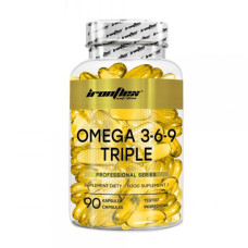 Омега для спорту IronFlex Omega 3-6-9 Triple 90 Caps