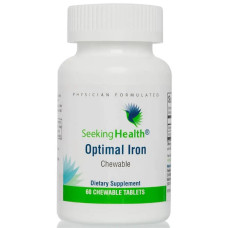 Мікроелемент Залізо Seeking Health Optimal Iron Chewable 10 mg 60 Chewable Tabs