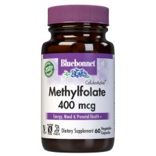 Фолієва кислота Bluebonnet Nutrition Cellular Active Methylfolate 400 mcg 60 Veg Caps
