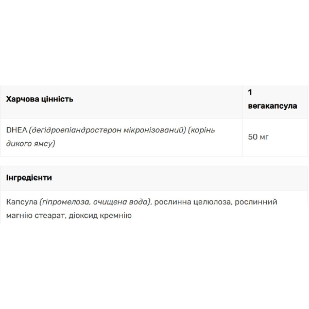 ДГЕА Bluebonnet Nutrition Intimate Essentials DHEA 50 mg 60 Veg Caps