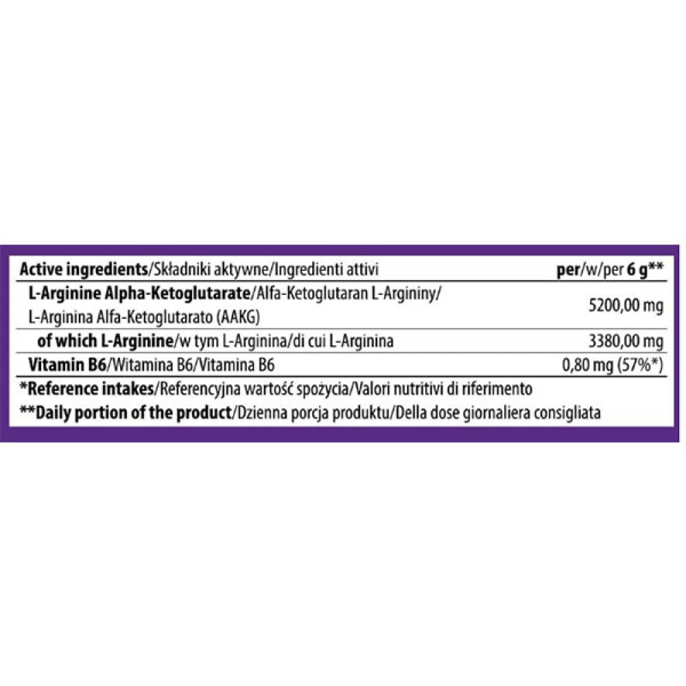 Аргінін для спорту Trec Nutrition AAKG Powder 240 g /40 servings/ Orange