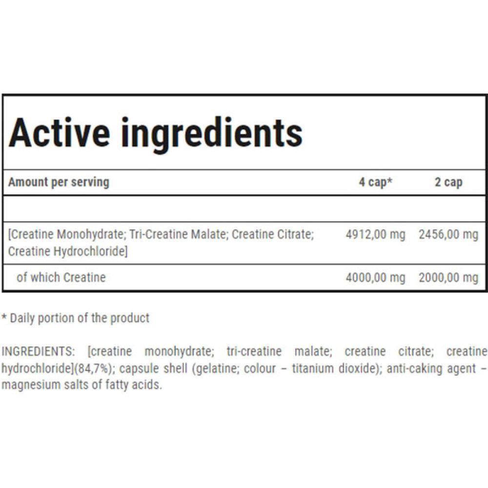 Креатин комплекс Trec Nutrition CREA XTREME 120 Caps
