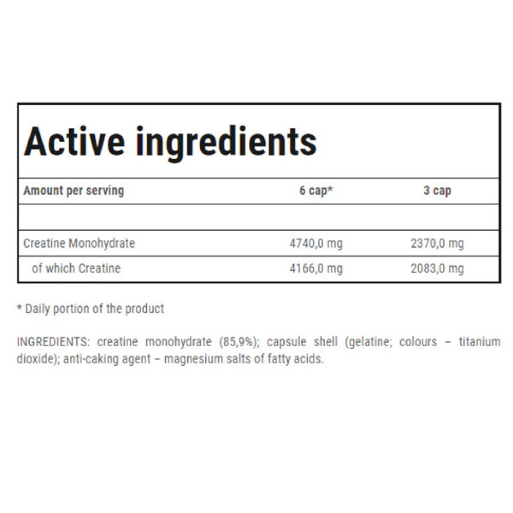 Креатин моногідрат Trec Nutrition Creatine Micronized 200 MESH 120 Caps