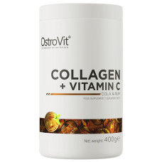 Хондропротектор (для спорту) OstroVit Collagen And Vitamin C 400 g /40 servings/ Rum Cola