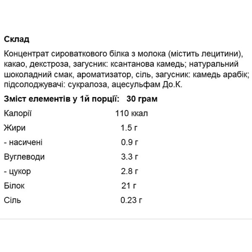 Протеїн OstroVit Economy WPC80.eu 2000 g /66 servings/ Chocolate Dream