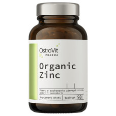 Мікроелемент Цинк для спорту OstroVit Pharma Organic Zinc 90 Tabs