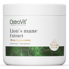 Натуральна добавка для спорту OstroVit Vege Lion's Mane Extract 50 g /100 servings/