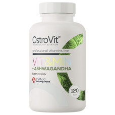 Вітамінно-мінеральний комплекс для спорту OstroVit Vit&Min + Ashwagandha 120 Tabs