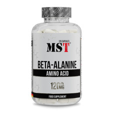 Бета-аланін для спорту MST Nutrition Beta-Alanine 120 Caps