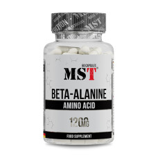 Бета-аланін для спорту MST Nutrition Beta-Alanine 60 Caps