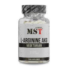Аргінін для спорту MST Nutrition L-Arginine AKG 60 Caps