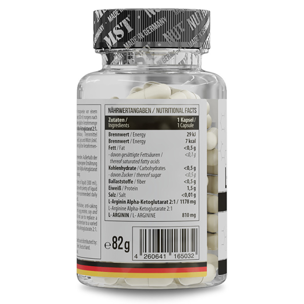 Аргінін для спорту MST Nutrition L-Arginine AKG 60 Caps