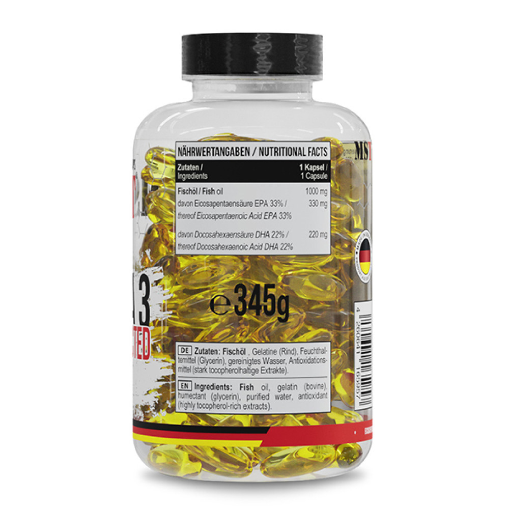 Омега для спорту MST Nutrition Omega 3 Selected 55% 240 Caps