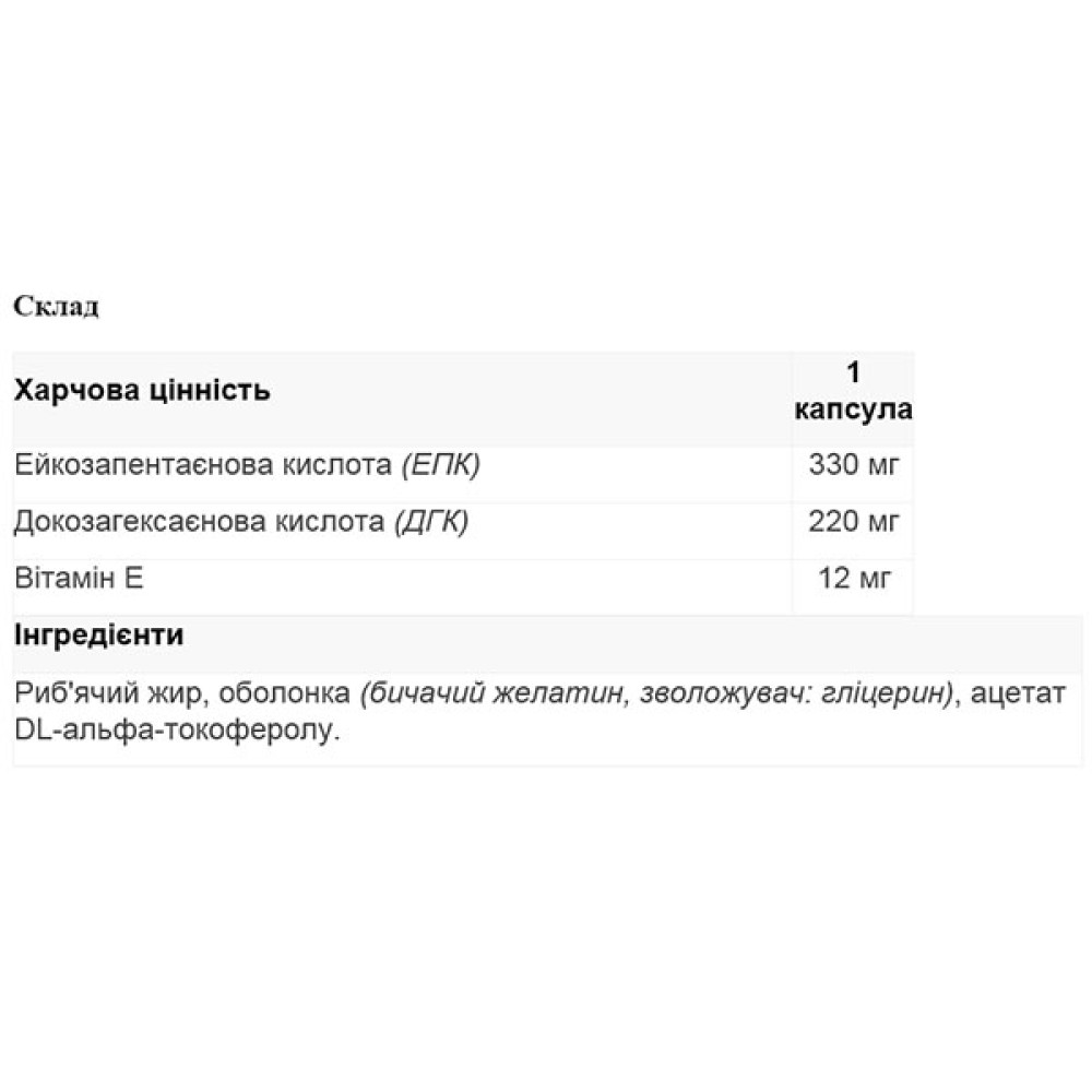 Омега для спорту Activlab Pharma Omega 3 Forte 60 Caps