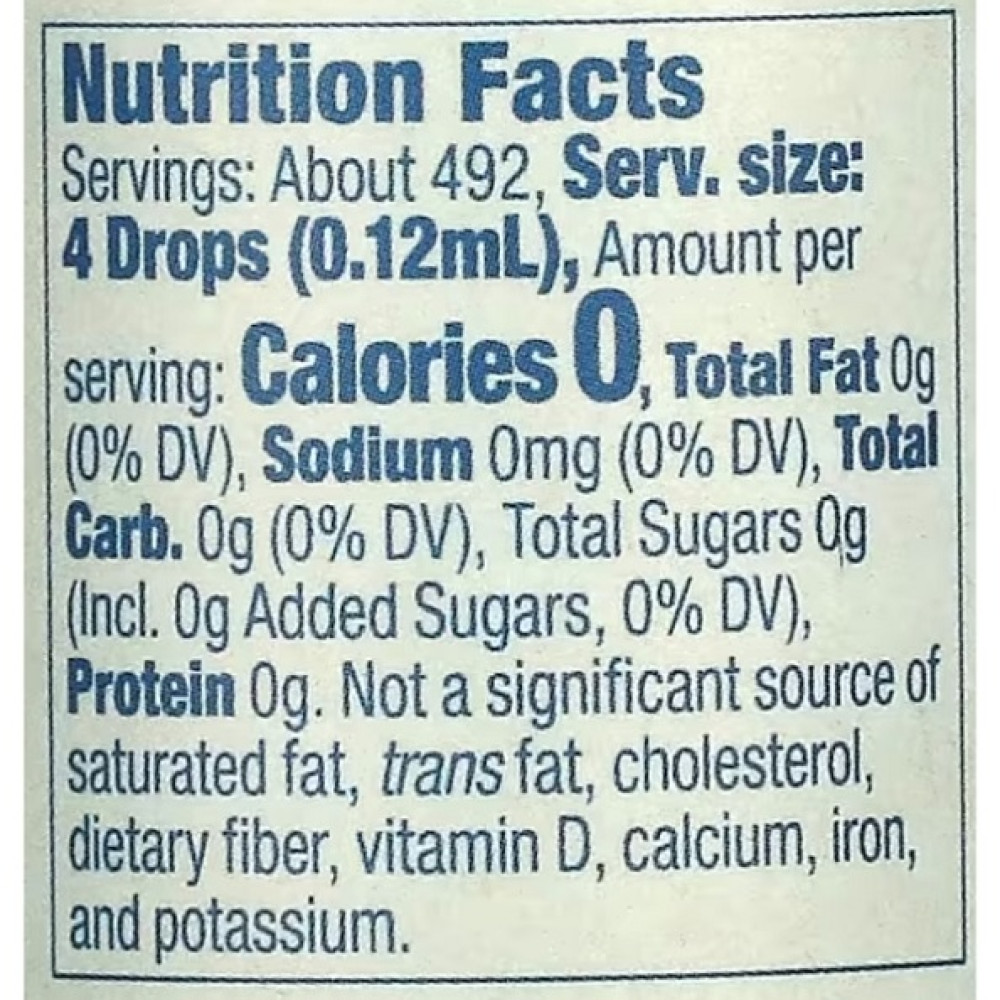 Замінник цукру NOW Foods Better Stevia Liguid 59 ml /492 servings/ Vanilla