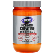 Креатин моногідрат NOW Foods Creatine Monohydrate Micronized 500 g /119 servings/