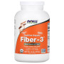 Клітковина NOW Foods Fiber-3 454 g /27 servings/