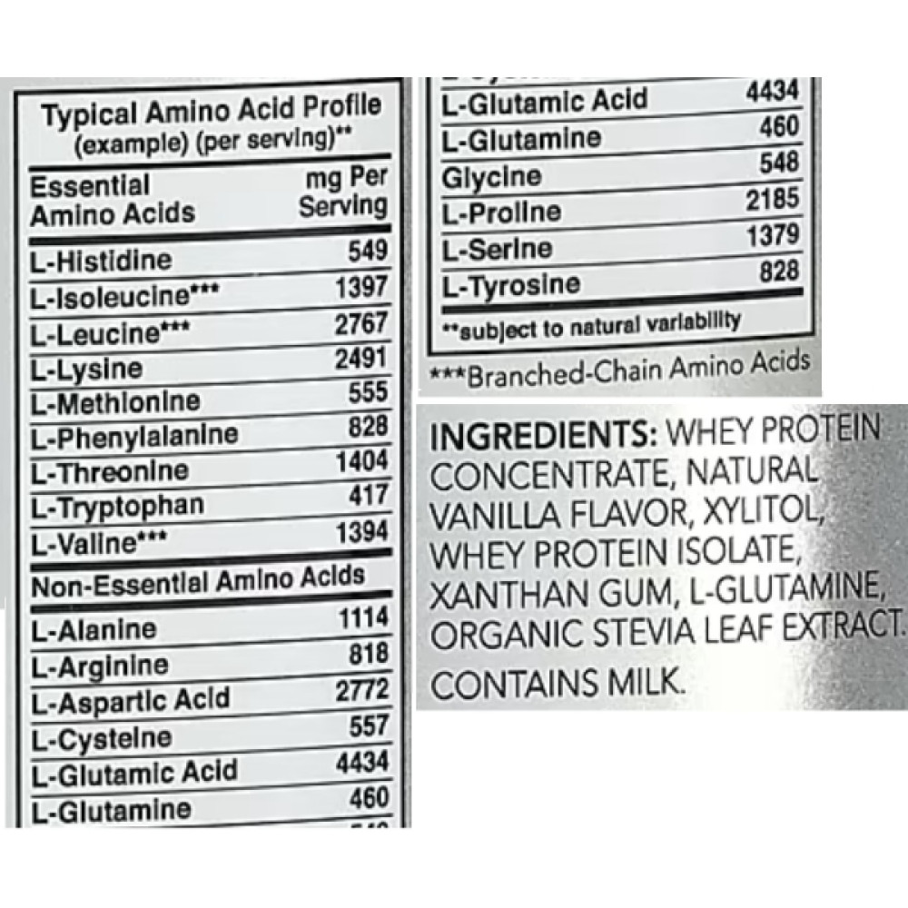 Протеїн NOW Foods Whey Protein 907 g /21 servings/ Vanilla