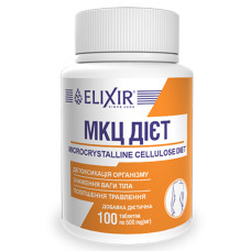 Комплекс для травлення Elixir Microcrystalline Cellulose Diet 100 Tabs