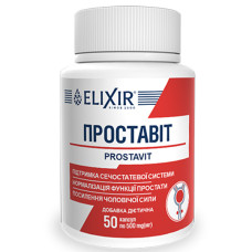 Урологічний препарат Elixir Prostavit 50 Caps