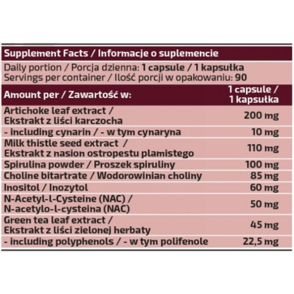 Комплекс для профілактики печінки IronFlex Liver Support 90 Veg Caps