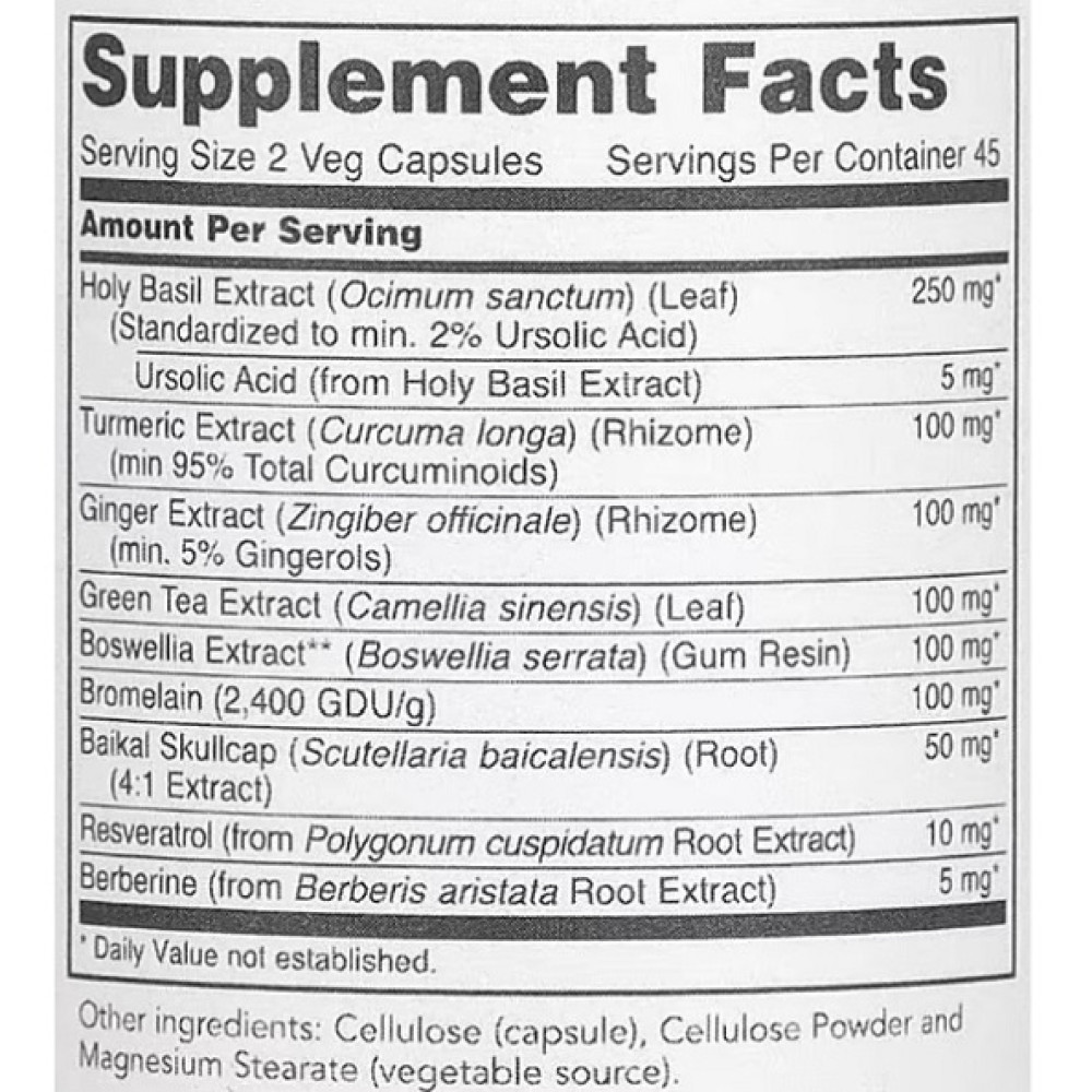 Суміш екстрактів Protocol for Life Balance D-Flame 90 Veg Caps